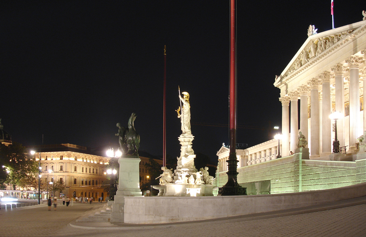 Fassadenbeleuchtung Palais Epstein